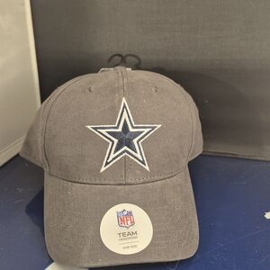 NFL Gray Dallas Cowboys Star Cap with Navy Accent